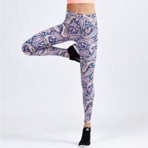 K-Deer Paisley Print Leggings